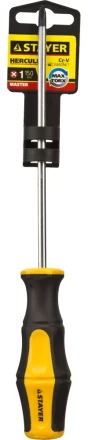Отвертка STAYER &quot;MASTER&quot; &quot;HERCULES&quot;, Сr-V, противоскользящая рукоятка, PH1x150мм 25052-1-15_z02 купить в Нефтеюганске