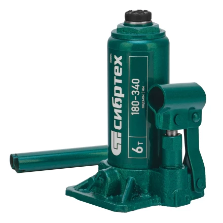 Домкрат гидравлический бутылочный Сибртех 50804, 6 т, 180-340 мм купить в Нефтеюганске