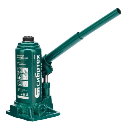 Домкрат гидравлический бутылочный Сибртех 50804, 6 т, 180-340 мм купить в Нефтеюганске