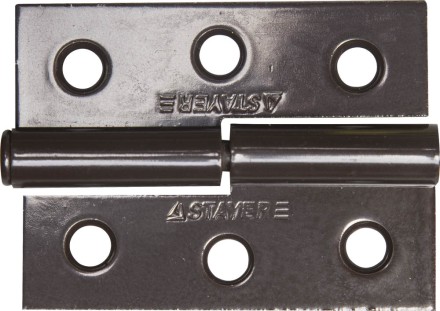 Петля дверная STAYER &quot;MASTER&quot; разъемная, цвет коричневый, левая, 65мм 37613-65-3L купить в Нефтеюганске