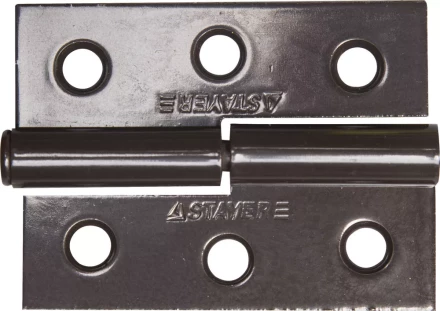 Петля дверная STAYER &quot;MASTER&quot; разъемная, цвет коричневый, левая, 65мм 37613-65-3L купить в Нефтеюганске