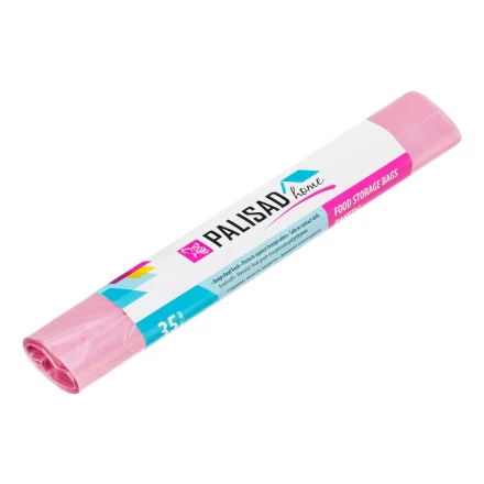 Пакеты для хранения продуктов особо прочные,400x260 мм, 35 шт, цвет молочная клюква, Home Palisad 95005 купить в Нефтеюганске