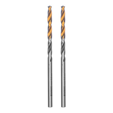 Сверло спиральное по металлу 3,2 x 65мм, Р6М5, Golden Tip, многогранная заточка, 2шт. Denzel 718269 купить в Нефтеюганске