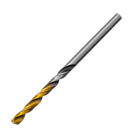 Сверло спиральное по металлу 3,2 x 65мм, Р6М5, Golden Tip, многогранная заточка, 2шт. Denzel 718269 купить в Нефтеюганске