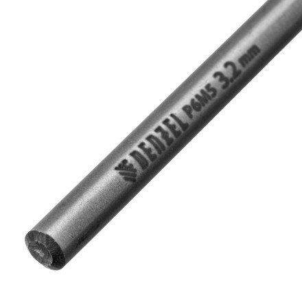 Сверло спиральное по металлу 3,2 x 65мм, Р6М5, Golden Tip, многогранная заточка, 2шт. Denzel 718269 купить в Нефтеюганске