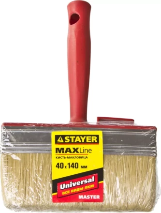 Макловица STAYER &quot;MASTER&quot; UNIVERSAL, светлая щетина, пластмассовый корпус, 4х14см 01824-14 купить в Нефтеюганске