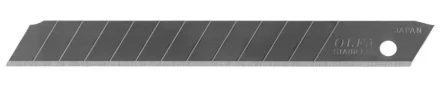 Лезвия OLFA сегментированные из нержавеющей стали, 9х80х0,38мм, 13 сегментов, 50шт OL-AB-50S купить в Нефтеюганске