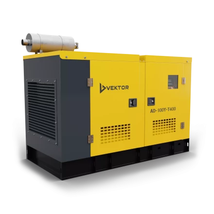Дизельный генератор Vektor AD-100Y-T400 в шумозащитном кожухе купить в Нефтеюганске