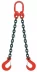 Строп 2СЦ-4.50 т. L1 цепи=3.10м на конце ОВ. L2 цепи 600мм на конце крюк 8 кл нестандарт купить в Нефтеюганске