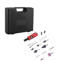 Шлифмашина ПШМ пневматическая DEKO DKPT02 SET 3, 018-1102, в чемодане с набором 15 предметов