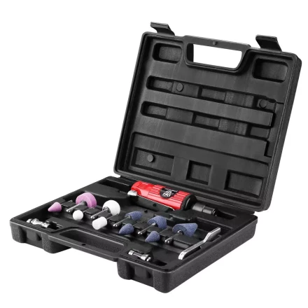 Шлифмашина ПШМ пневматическая DEKO DKPT02 SET 3, 018-1102, в чемодане с набором 15 предметов купить в Нефтеюганске