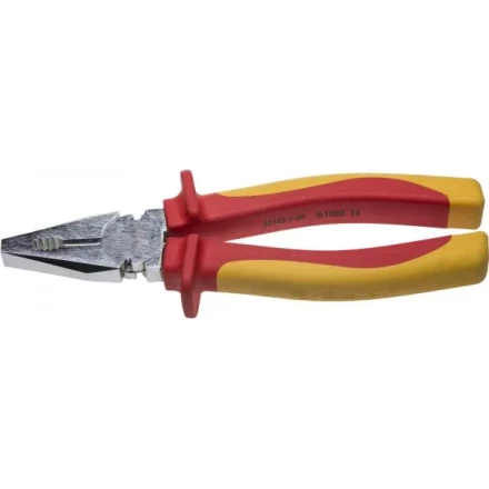 Плоскогубцы ЗУБР &quot;ПРОФЕССИОНАЛ&quot; &quot;ПРОФИЭЛЕКТРИК&quot;, диэлектрические комбинированные, двухкомп рукоятка,  до ~1000В, 200мм 22145-1-20 купить в Нефтеюганске