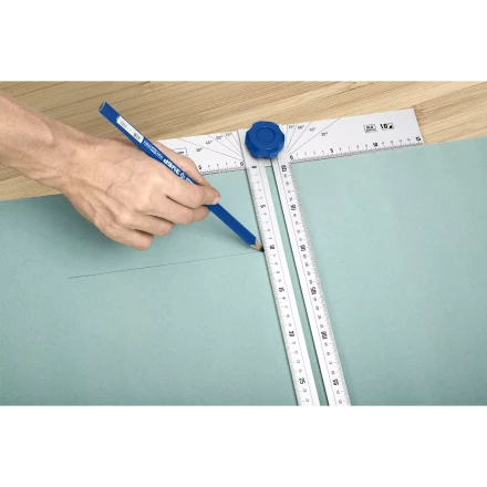 ЗУБР Т-угольник алюминиевый с подвижной направляющей, Профессионал (34389) купить в Нефтеюганске