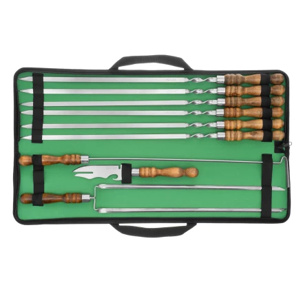 Набор шашлычный 9 предметов в сумке, Camping// Palisad 69754 купить в Нефтеюганске