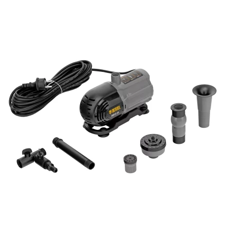 Насос фонтанный FNP31-24, 31 Вт, подъем 2,4 м, 1500 л/ч, колокольчик/2 каскада/гейзер Denzel 99031 купить в Нефтеюганске