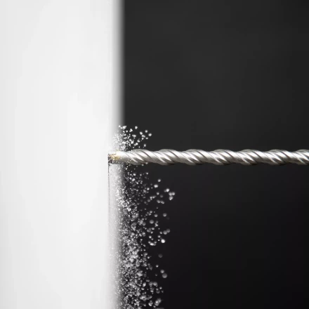 Бур по бетону Denzel, 8 x 260 мм, двойная спираль, три пылеотводящие кромки, 705014 купить в Нефтеюганске