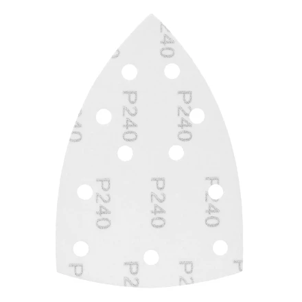 Треугольник абразивный на ворc. подложке под &quot;липучку&quot;, перф., P 240, 150х150х100 мм, 5 шт. Denzel 738667 купить в Нефтеюганске