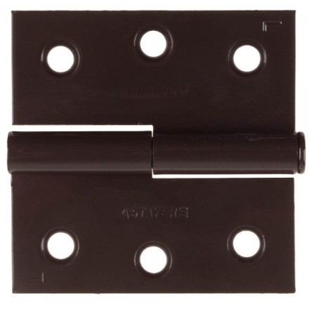 Петля дверная STAYER &quot;MASTER&quot; разъемная, цвет коричневый, левая, 75мм 37613-75-3L купить в Нефтеюганске