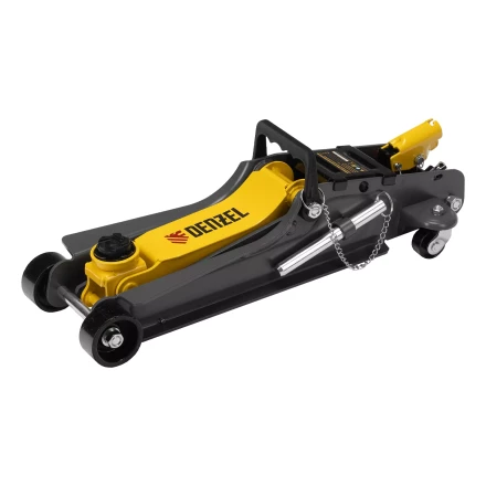 Домкрат гидравлический подкатной с фиксатором Denzel 51232, 2,5 т, 85-385 мм купить в Нефтеюганске