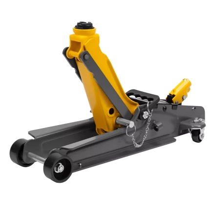 Домкрат гидравлический подкатной с фиксатором Denzel 51232, 2,5 т, 85-385 мм купить в Нефтеюганске