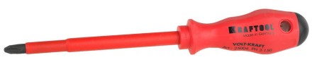 Отвертка KRAFTOOL &quot;VOLT-KRAFT&quot; 1000В, PH №3-150мм 25006-3-150 купить в Нефтеюганске