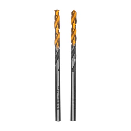 Сверло спиральное по металлу 3,5 x 70мм, Р6М5, Golden Tip, многогранная заточка, 2шт. Denzel 718270 купить в Нефтеюганске