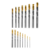 Набор сверл по металлу Denzel 723003, 1-10 мм, Р6М5-TiN, Golden Tip, 19 шт купить в Нефтеюганске