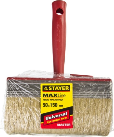 Макловица STAYER &quot;MASTER&quot; UNIVERSAL, светлая щетина, пластмассовый корпус, 5х15см 01824-15 купить в Нефтеюганске