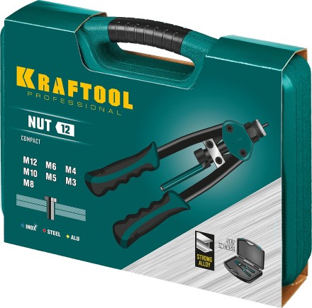 Резьбовые заклепочники двуручные KRAFTOOL NUT-12 31183 купить в Нефтеюганске