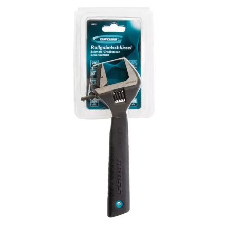 Ключ разводной, переставная губка, 200 мм, CRV GROSS 15572 купить в Нефтеюганске