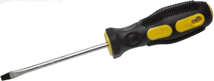 Отвертка STAYER &quot;STANDARD&quot; с двухкомпонентной рукояткой, хромованадиевая сталь, SL 5,0х100мм 25075-05-10 купить в Нефтеюганске