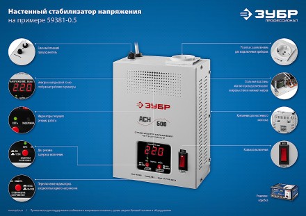 Стабилизаторы напряжения навесные серия ПРОФЕССИОНАЛ купить в Нефтеюганске