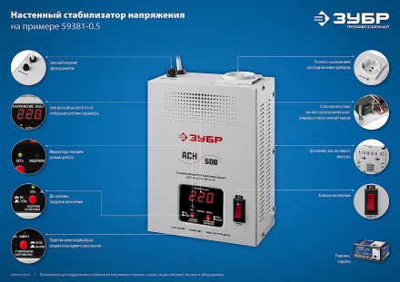 Стабилизаторы напряжения навесные серия ПРОФЕССИОНАЛ купить в Нефтеюганске