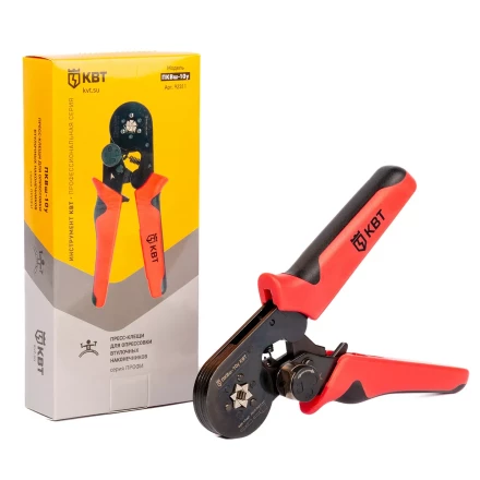 Пресс-клещи КВТ ПКВш-10у для опрессовки втулочных наконечников до 10 мм (92311) купить в Нефтеюганске