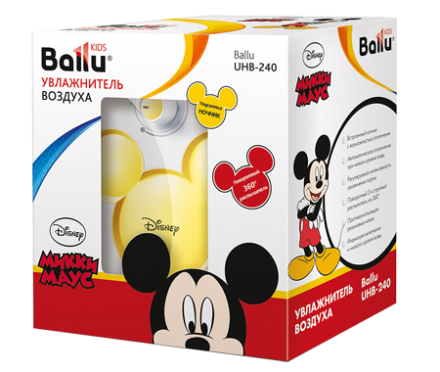 Увлажнитель ультразвуковой  BALLU UHB-240 yellow/желтый Disney купить в Нефтеюганске