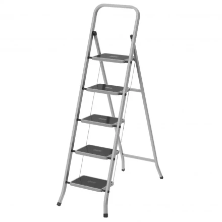 Стремянка 5 ступени с резиновыми ковриками Сибртех 97870 купить в Нефтеюганске