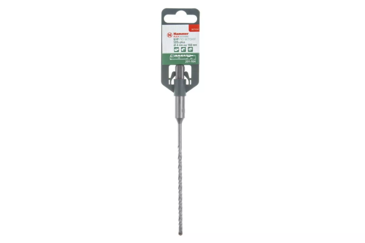 Бур HAMMER Ф4х160мм SDS Plus (201-104) купить в Нефтеюганске