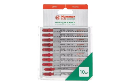 Пилки для лобзика HAMMER JG WD-PL набор No4 (10шт.) купить в Нефтеюганске