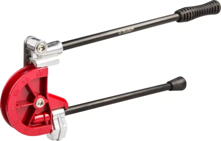 Трубогиб ЗУБР &quot;ЭКСПЕРТ&quot; для точной гибки труб из мягкой меди, алюминия, тонкостенной стали под углом до 180град,15мм 23524-15 купить в Нефтеюганске