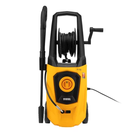 Моечная машина высокого давления Denzel 58229 R-170D, 2000 Вт, 170 бар, 360 л/ч, с барабаном купить в Нефтеюганске