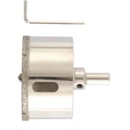 Сверло алмазное по керамограниту 65 х 67 мм 3-гранный хвостовик MATRIX 726653