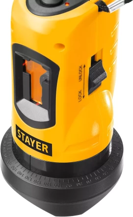 Нивелир лазерный линейный SLL-2, STAYER 34960-H2, штатив, кейс, 10м, точн. +/-0,5 мм/м 34960-H2 купить в Нефтеюганске