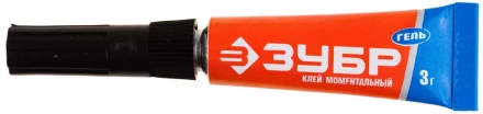 Клей-гель ЗУБР моментальный, на блистере, 3 г 41911 купить в Нефтеюганске