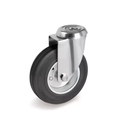 Колесо поворотное SCh 55 125 мм резина под болт РФ 1048347 купить в Нефтеюганске