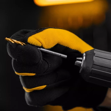 Сверло спиральное по металлу Denzel 4 x 75мм, Р6М5, Golden Tip, многогранная заточка 718272 купить в Нефтеюганске