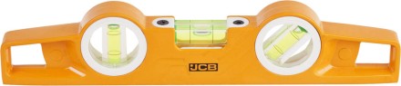 Уровень JCB &quot;Торпедо&quot; литой алюминиевый, 3 ампулы, точность 0,5мм/м, 25см JBL008 купить в Нефтеюганске