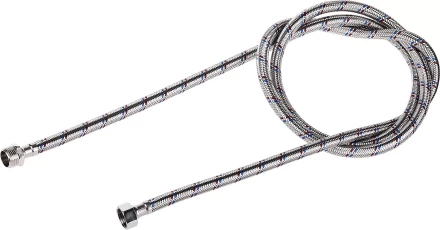 Подводка гибкая ЗУБР для воды, оплетка из нержавеющей стали, г/ш 1/2" - 2м 51005-G/S-200 купить в Нефтеюганске