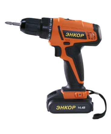 Шуруповерт акк ДША-2 14,4ЭР/10Л кейс Энкор 50024 купить в Нефтеюганске