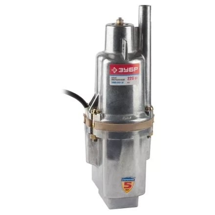 Насос ЗУБР &quot;Родничок&quot; вибрационный, погружной, для чистой воды, 1500 л/ч, напор 60 м, шнур 10 м, 225 Вт ЗНВП-300-10 купить в Нефтеюганске