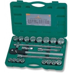 Набор головок торцевых 3/4&quot;DR  7/8&quot;  2&quot; 22предмета  Jonnesway S04Н6422S 48502